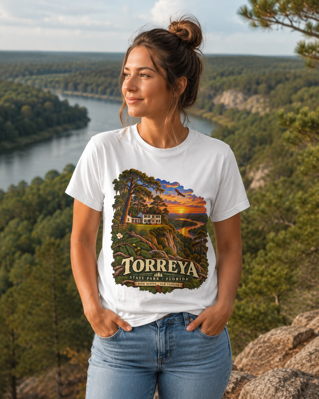 Torreya State Park Shirt, Florida High Bluffs & Gregory House Graphic Tee.