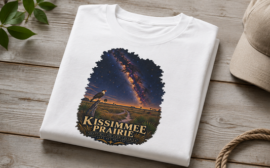Kissimmee Prairie Preserve Dark Sky Shirt, Florida State Park Milky Way Tee, Okeechobee Stargazing Gift.