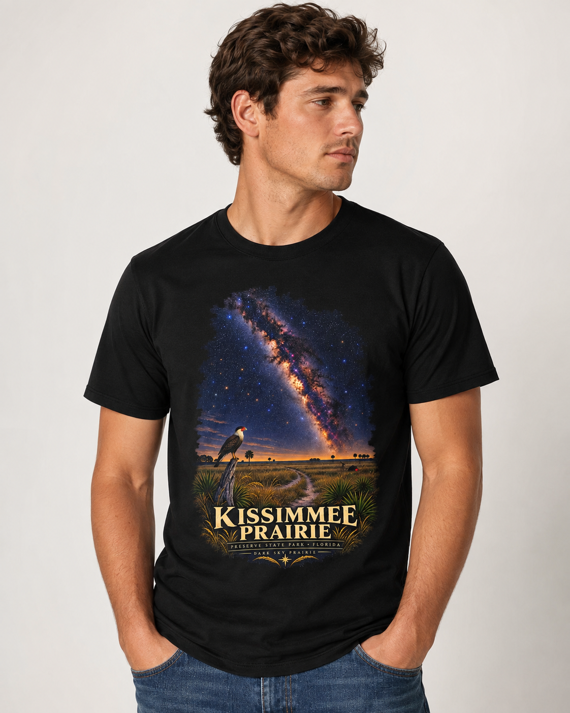 Kissimmee Prairie Preserve Dark Sky Shirt, Florida State Park Milky Way Tee, Okeechobee Stargazing Gift.