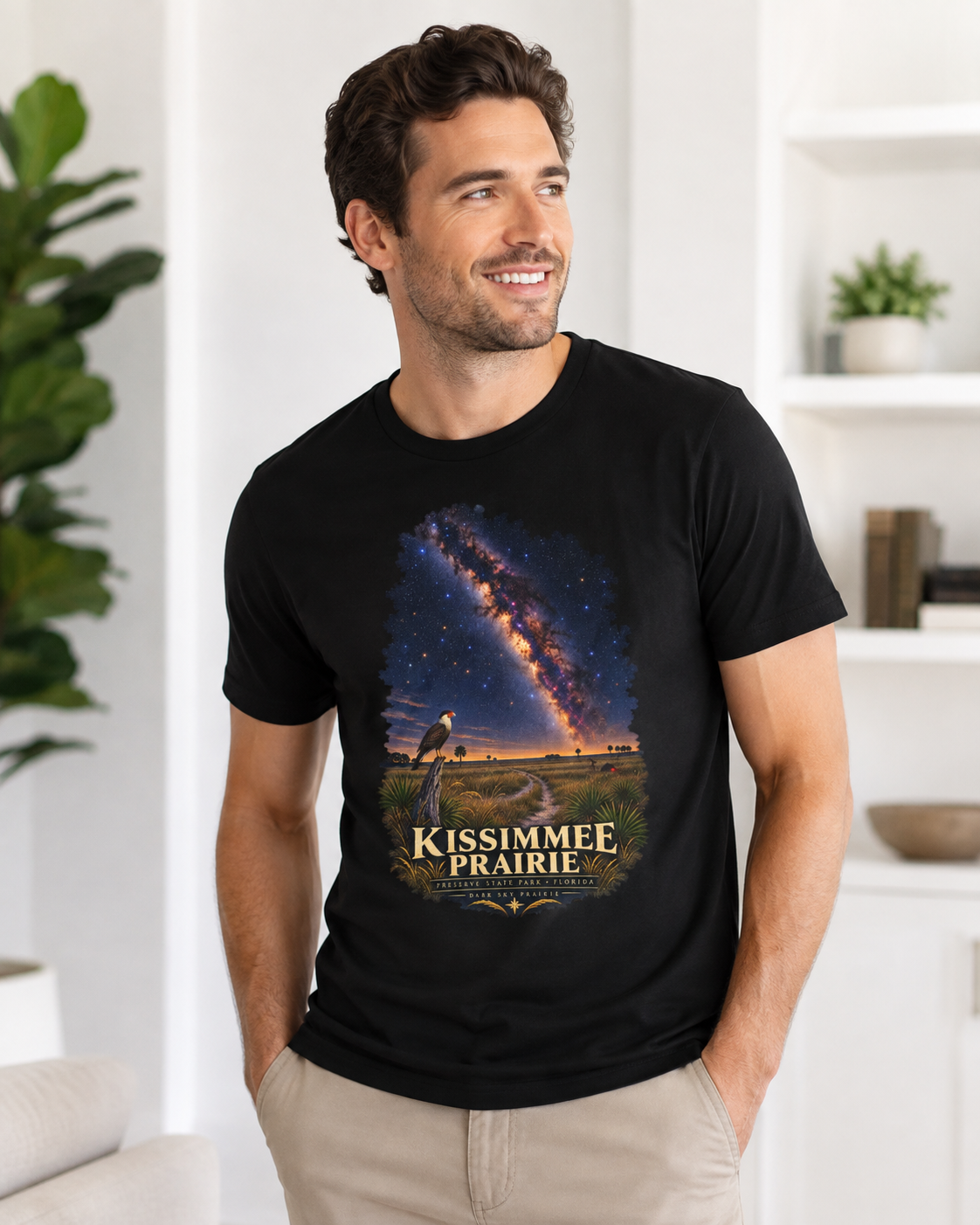 Kissimmee Prairie Preserve Dark Sky Shirt, Florida State Park Milky Way Tee, Okeechobee Stargazing Gift.