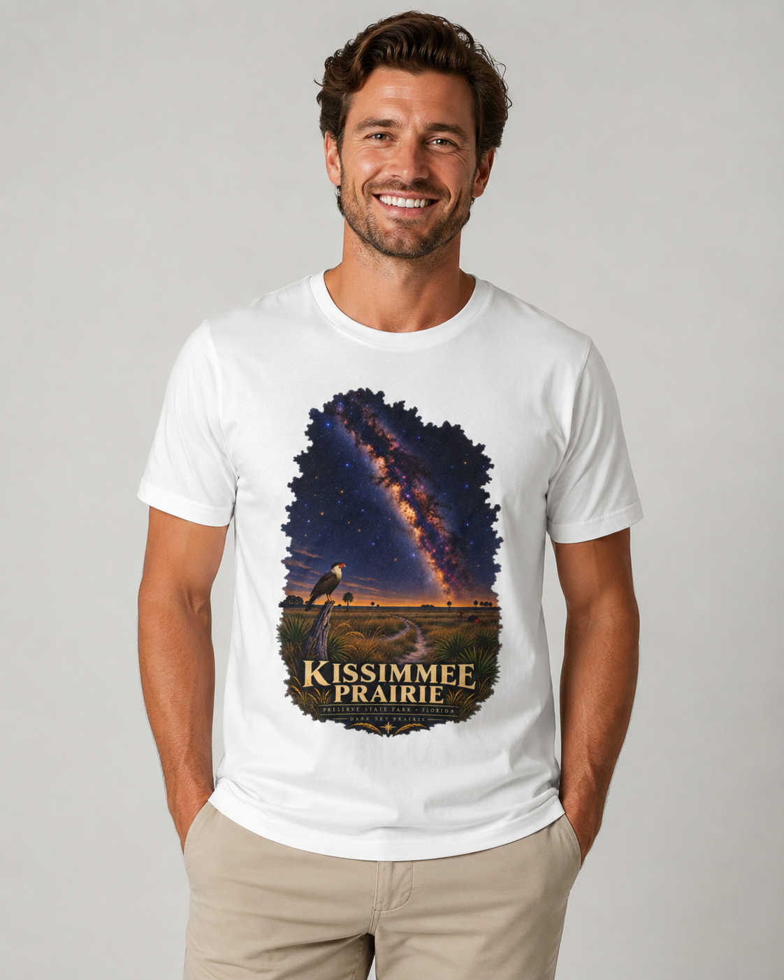 Kissimmee Prairie Preserve Dark Sky Shirt, Florida State Park Milky Way Tee, Okeechobee Stargazing Gift.