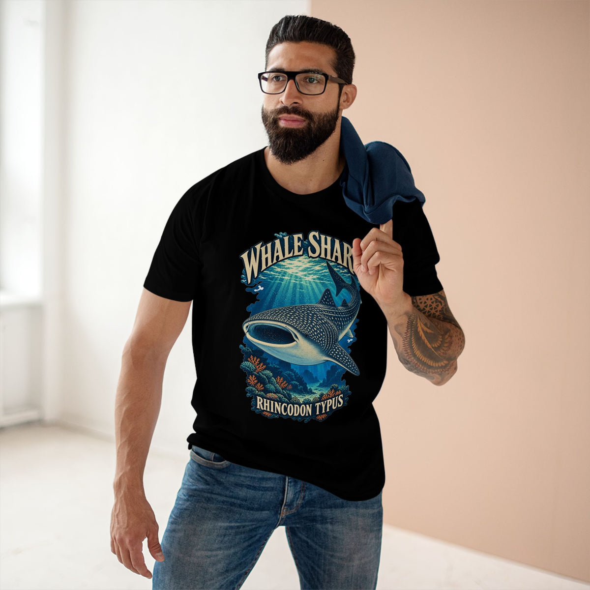 Whale Shark Shirt, Tropical Ocean Marine Life Tee, Rhincodon Typus Shark Lover Gift