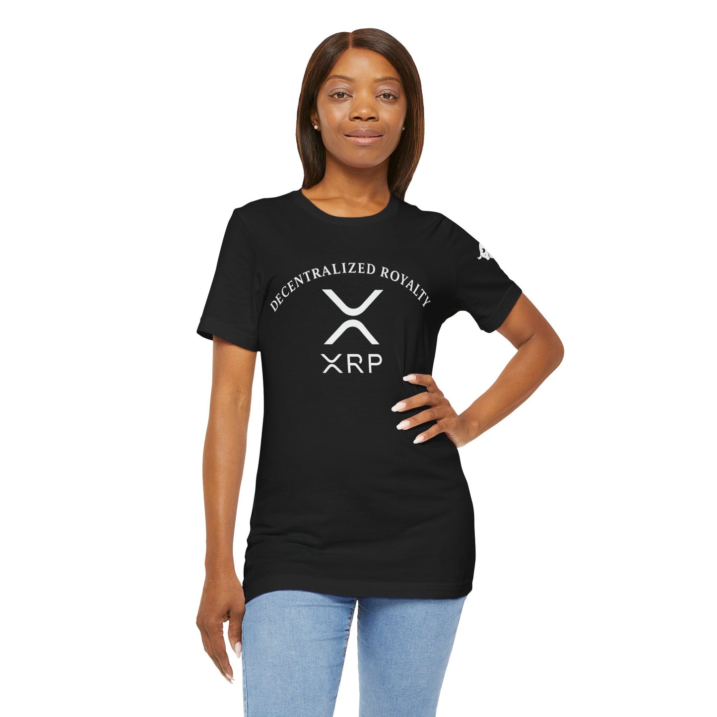 Premium XRP Investor Shirt - Decentralized Royalty Bull Sleeve Design by TheBullThread