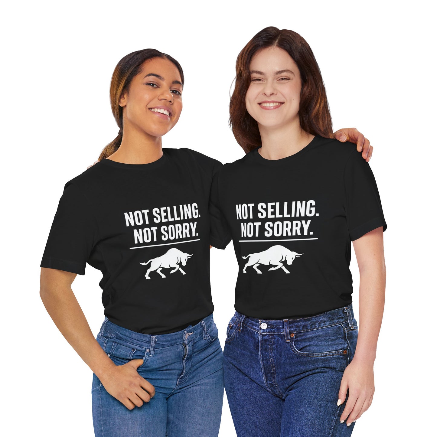 Premium Crypto Investor Shirt - Not Selling, Not Sorry Bull Market Tee by TheBullThread