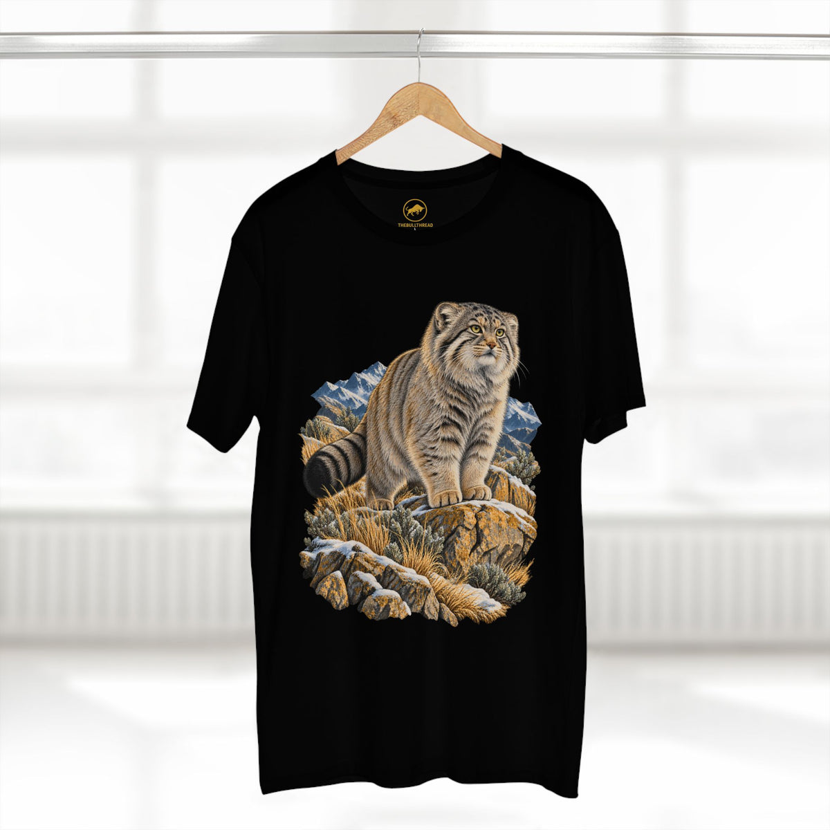 Pallas's Cat Shirt, Manul Central Asian Wildlife Tee, Wild Cat Lover Gift.