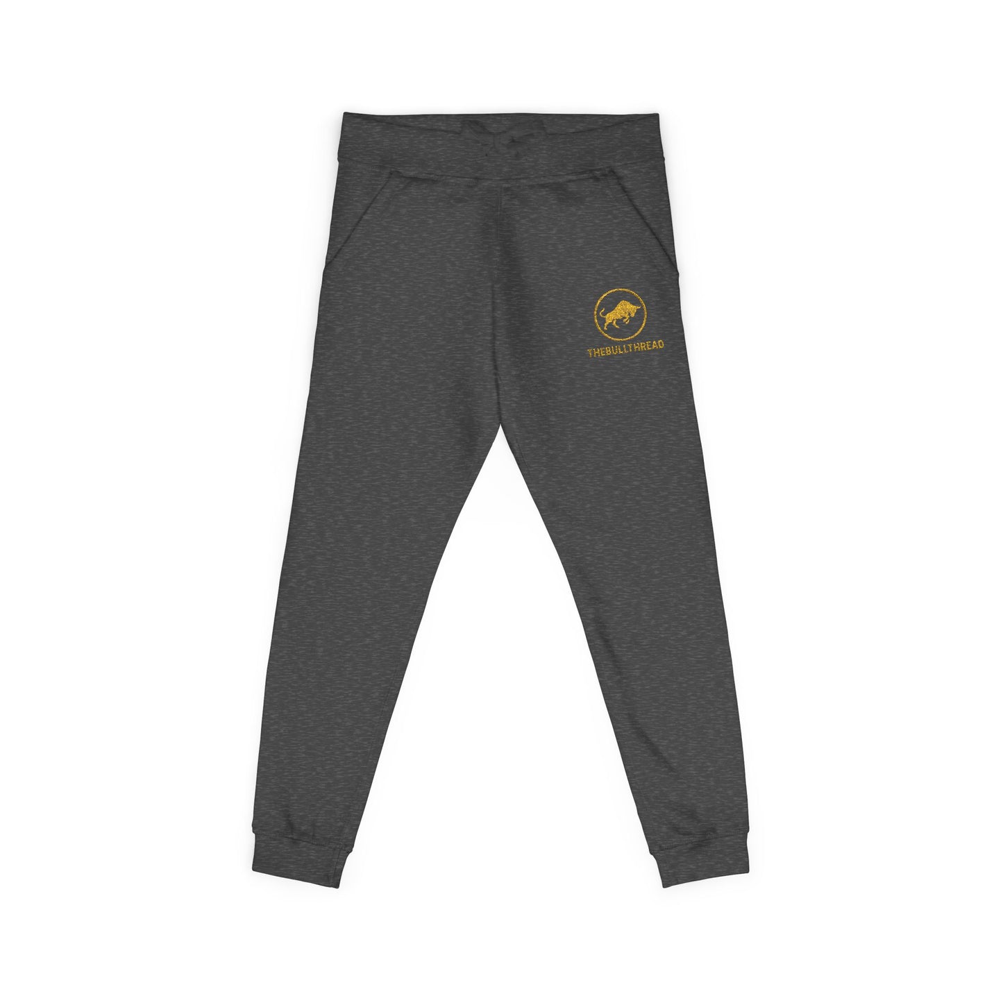 Luxe Fleece Sweatpants - Premium Embroidered Crypto Joggers by TheBullThread