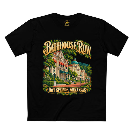 Bathhouse Row Hot Springs Arkansas Shirt, Historic Architecture Travel Tee, Arkansas Vacation Gift.