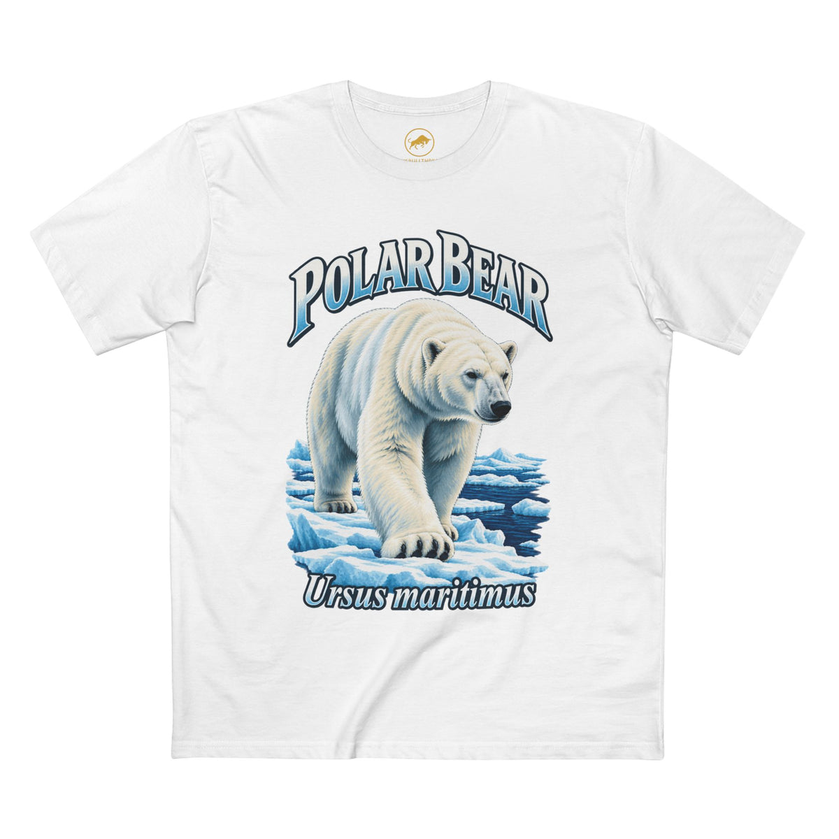 Polar Bear Shirt, Arctic Sea Ice Wildlife Tee.