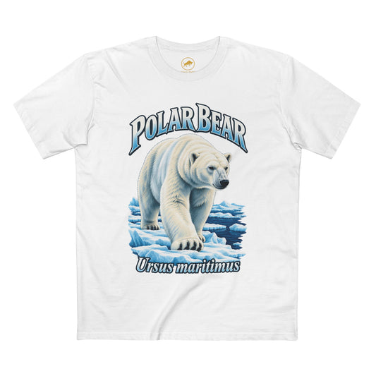 Polar Bear Shirt, Arctic Sea Ice Wildlife Tee.