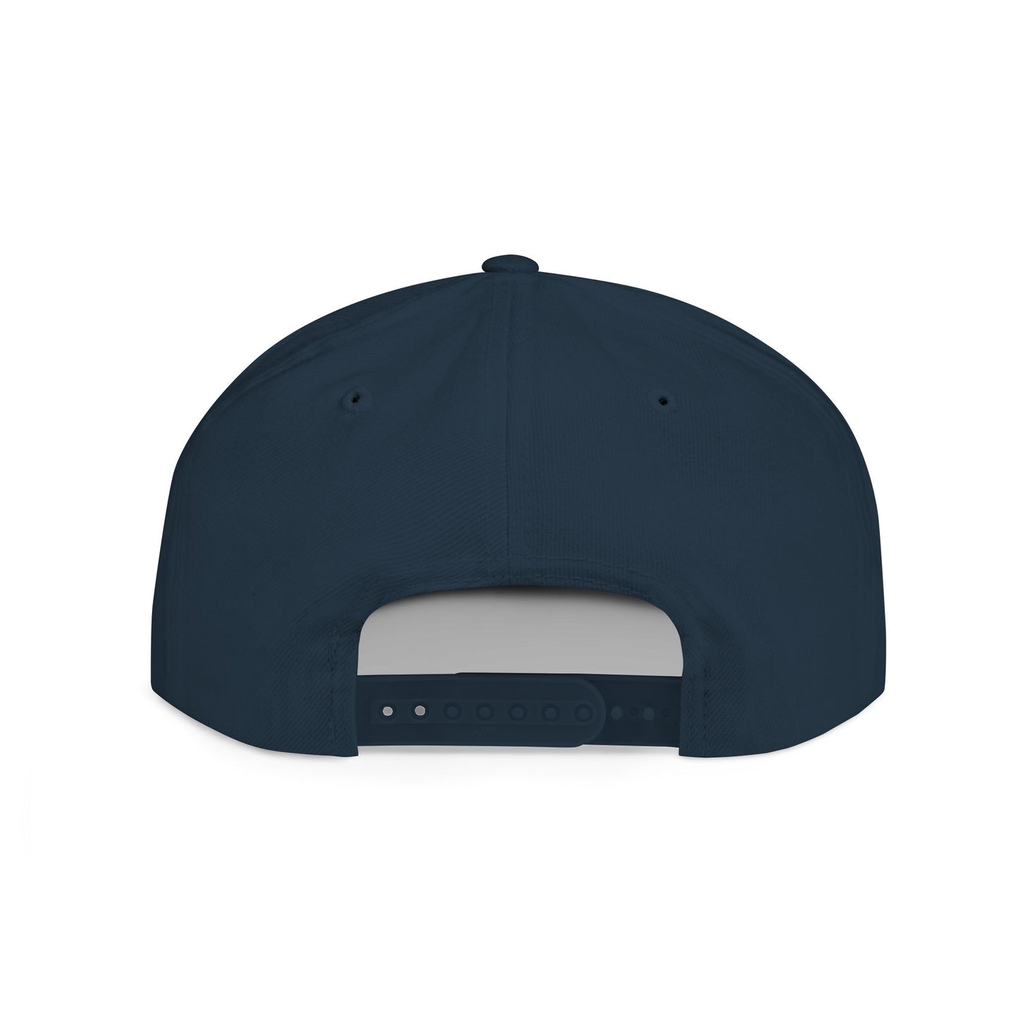 Premium Embroidered Snapback Hat - 6089M Flat-Bill Crypto Cap by TheBullThread