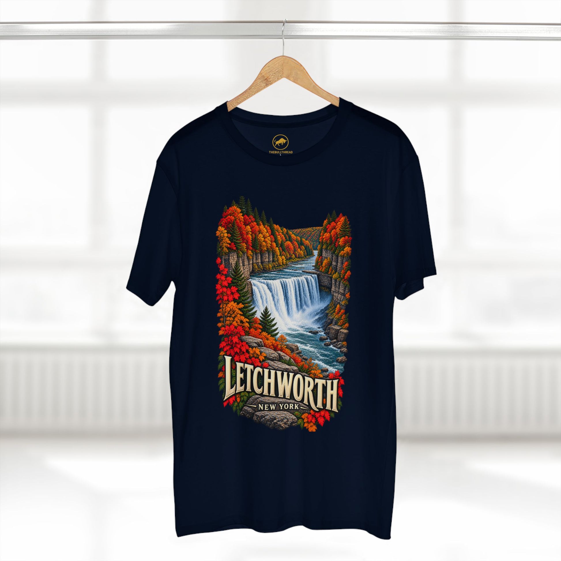 Letchworth State Park Shirt, New York Waterfall T-Shirt, Fall Foliage Hiking Tee, Upstate NY Nature Travel Gift.