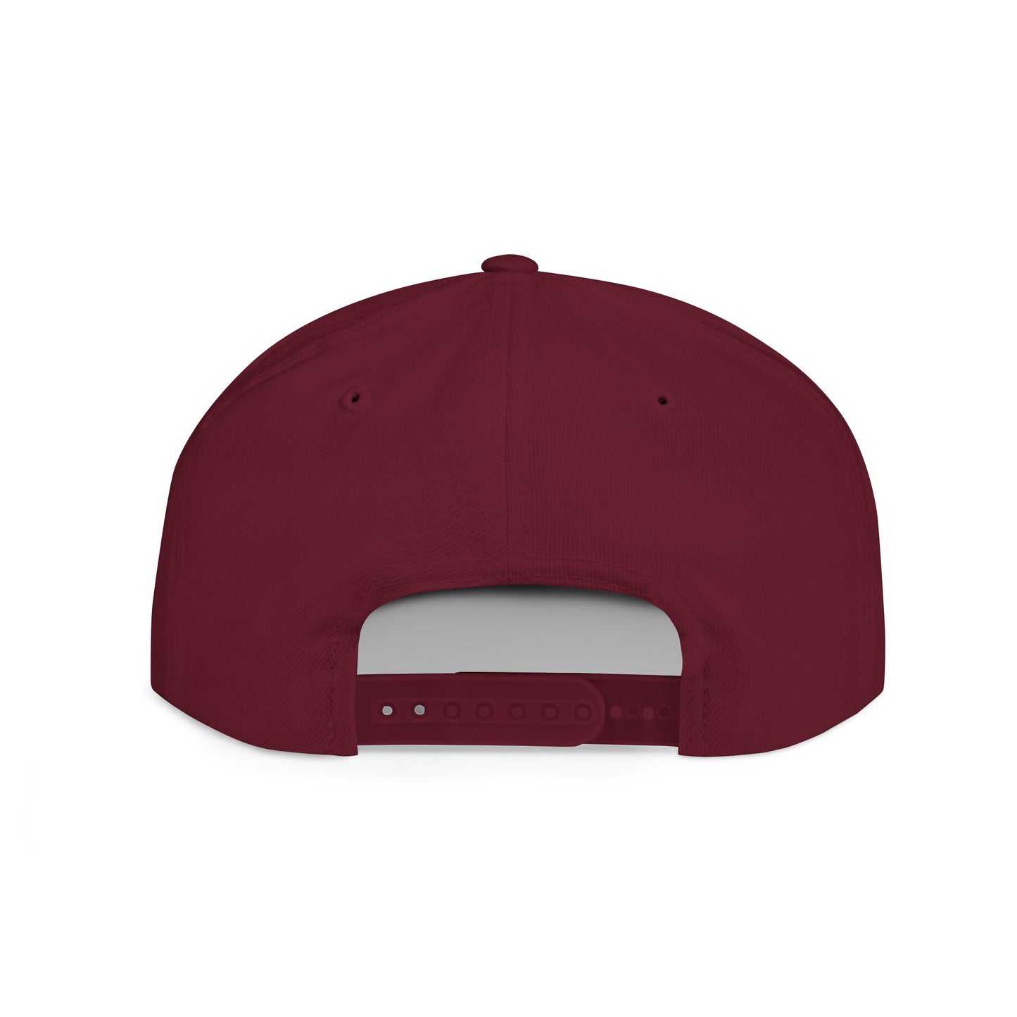 Premium Embroidered Snapback Hat - 6089M Flat-Bill Crypto Cap by TheBullThread