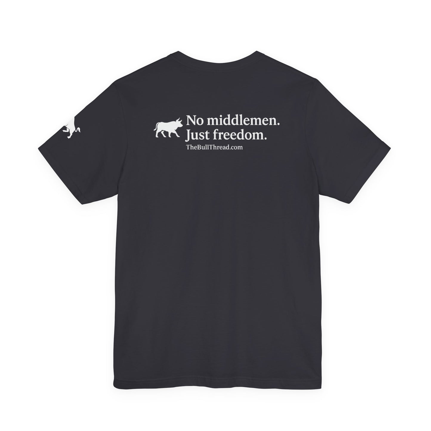 Premium XRP Investor Shirt - Decentralized Royalty Bull Sleeve Design by TheBullThread