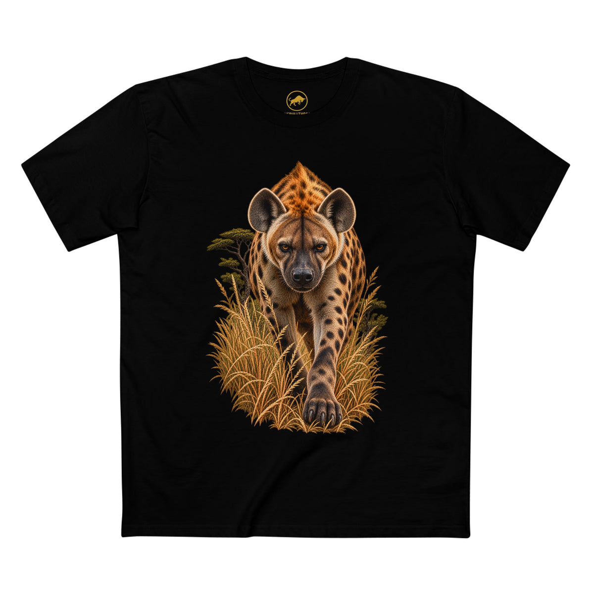 Spotted Hyena Shirt, African Wildlife Graphic Tee, Realistic Hyena T-Shirt, Safari Animal Shirt, Wildlife Lover Gift.