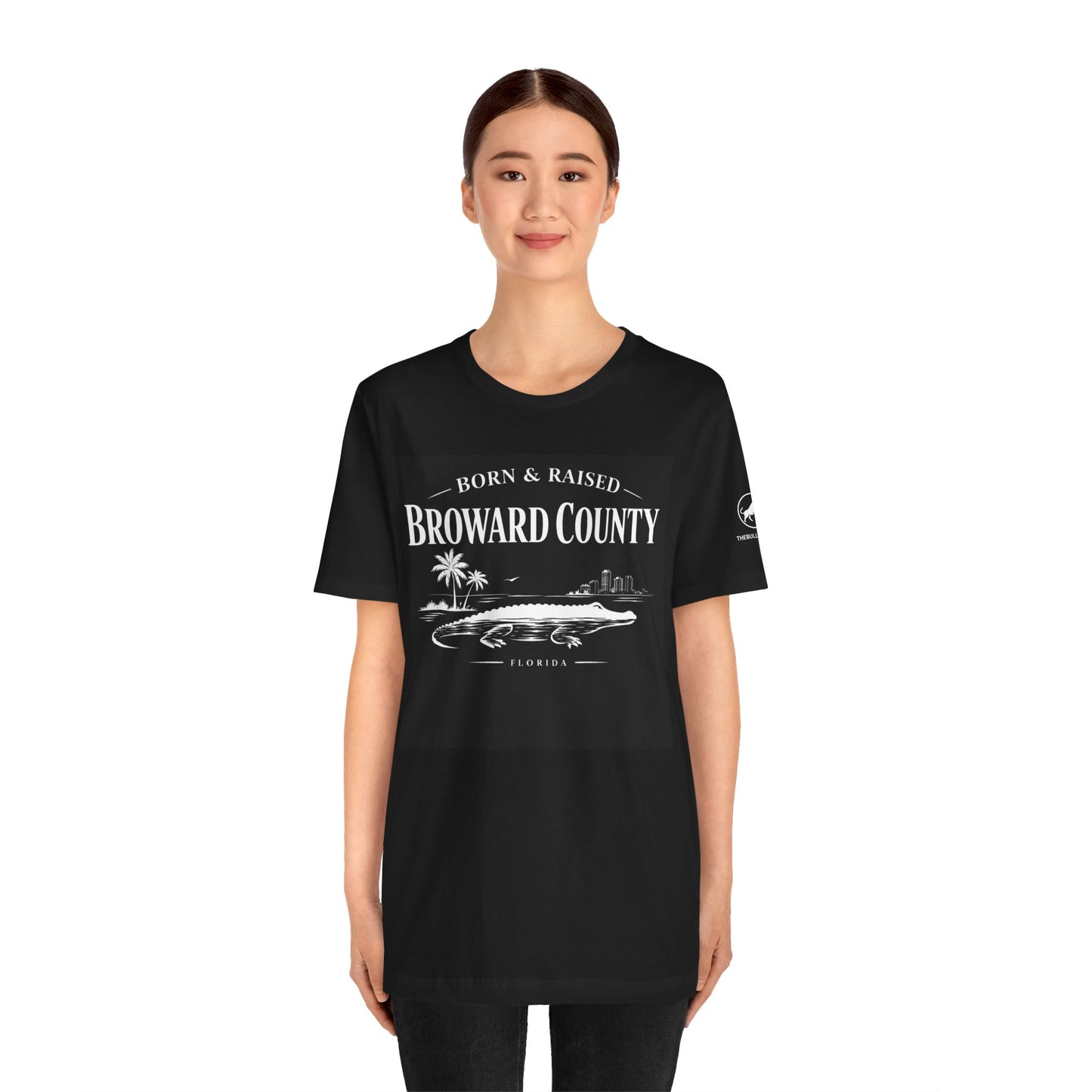 Broward County Born & Raised Shirt, South Florida Gator Tee, 954 Florida Local Shirt, Fort Lauderdale Beach, Premium Streetwear