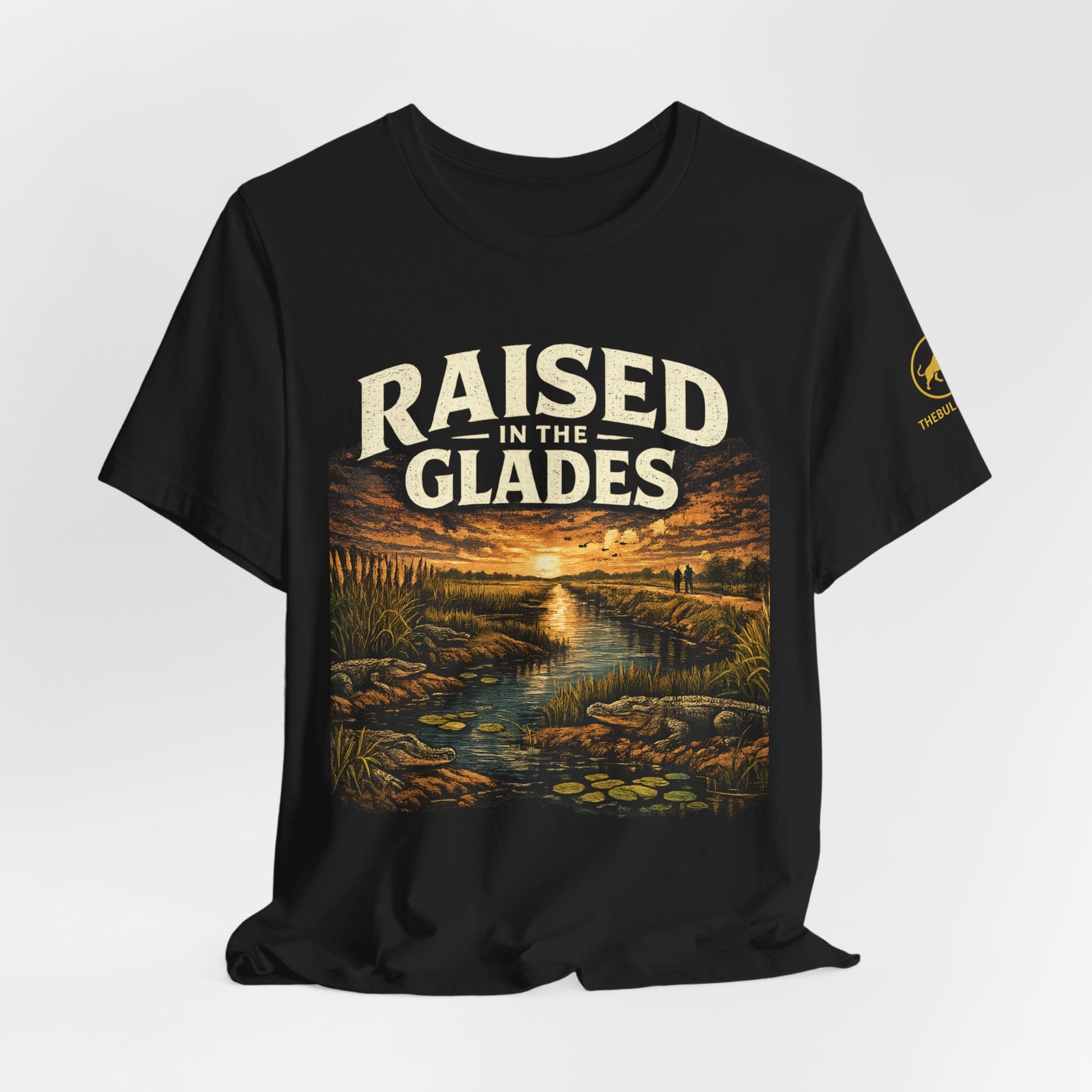 Florida Everglades Shirt, Raised In The Glades Shirt, Alligator Shirt, South Florida Tee, Swamp Nature Graphic Tee, Wildlife Shirt,.