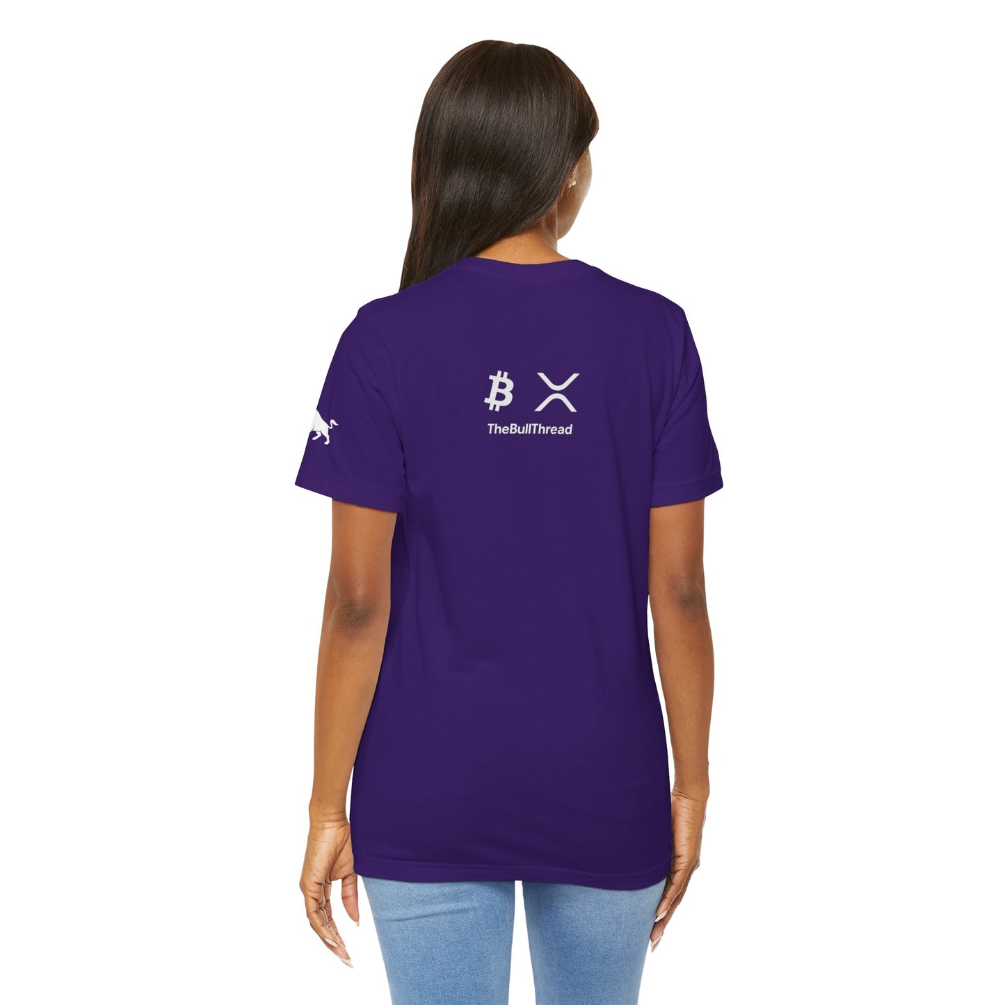 Premium Crypto Tee – HODL Stake Repeat Minimalist Streetwear by TheBullThread