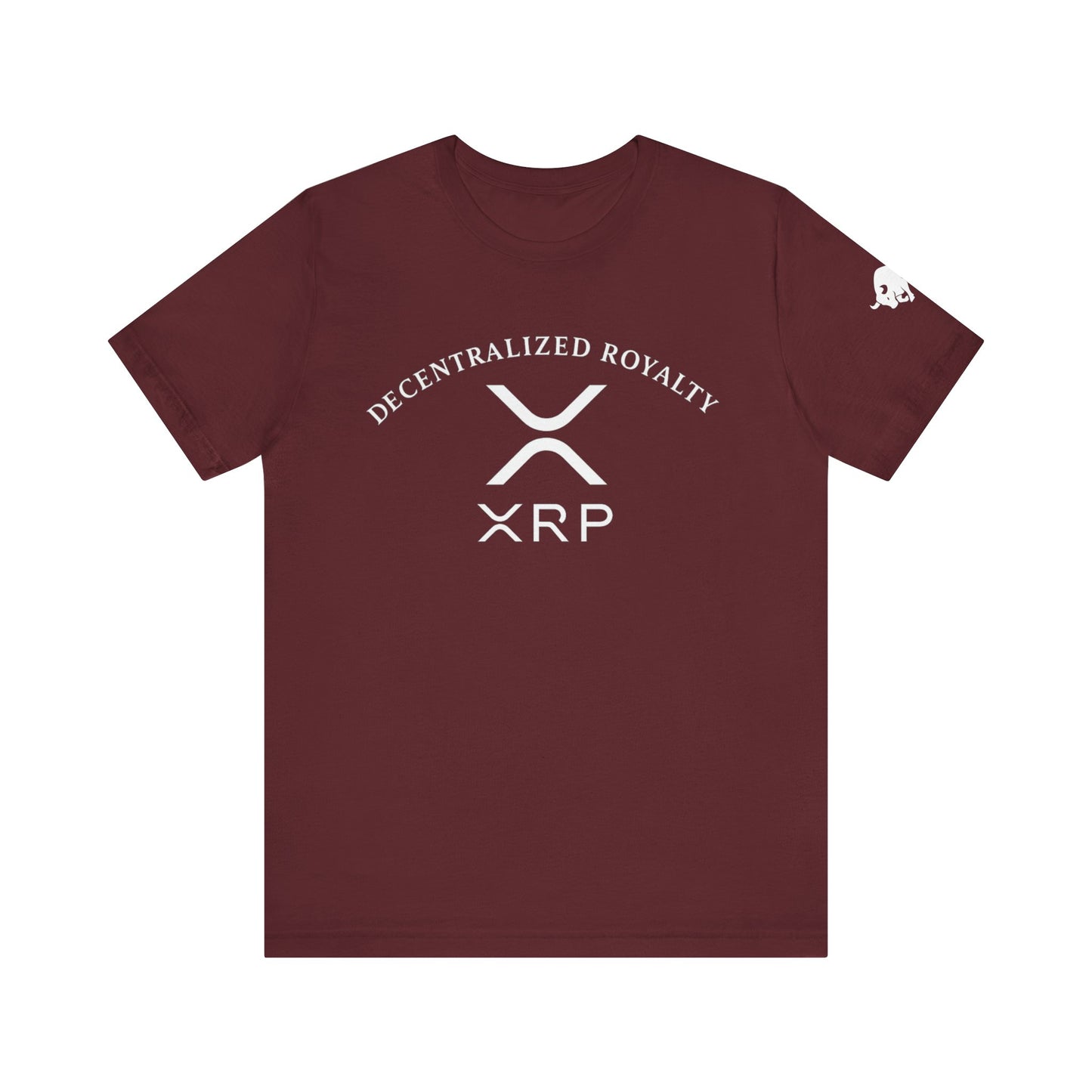 Premium XRP Investor Shirt - Decentralized Royalty Bull Sleeve Design by TheBullThread