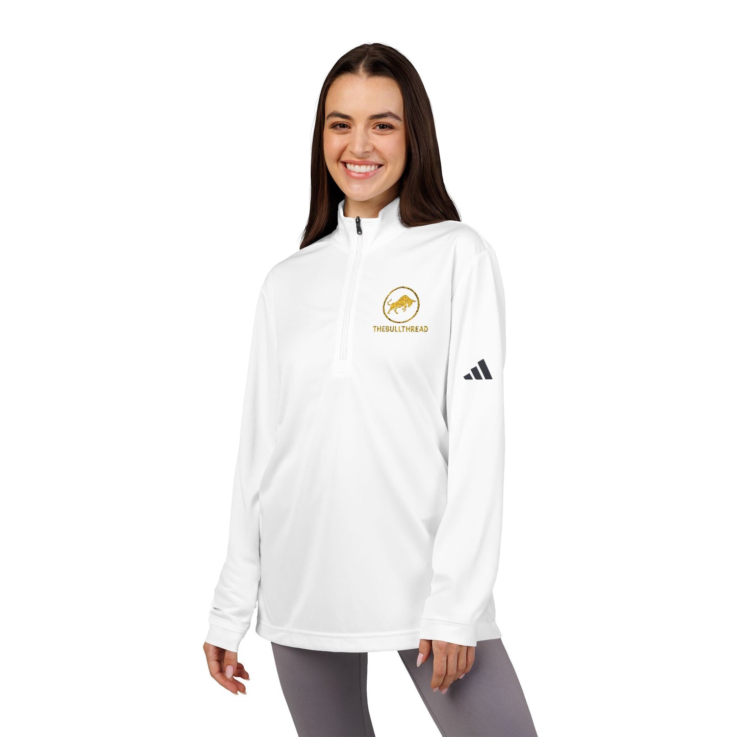 Premium Quarter-Zip Pullover – Embroidered Performance Jacket by TheBullThread