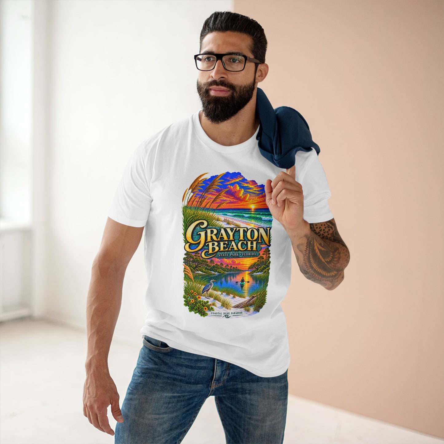 Grayton Beach State Park Shirt, Retro Florida Coastal Graphic Tee, Emerald Coast Vacation Souvenir
