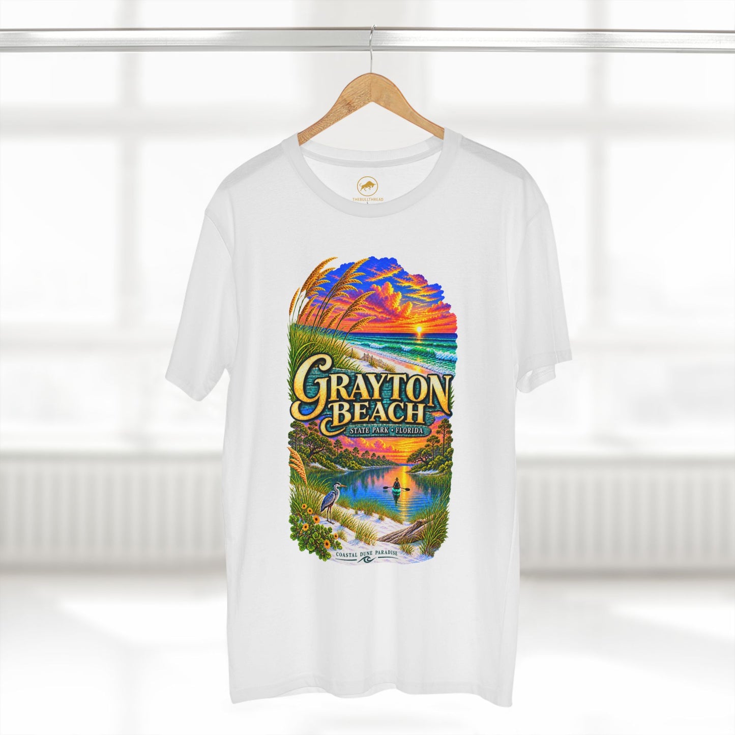 Grayton Beach State Park Shirt, Retro Florida Coastal Graphic Tee, Emerald Coast Vacation Souvenir