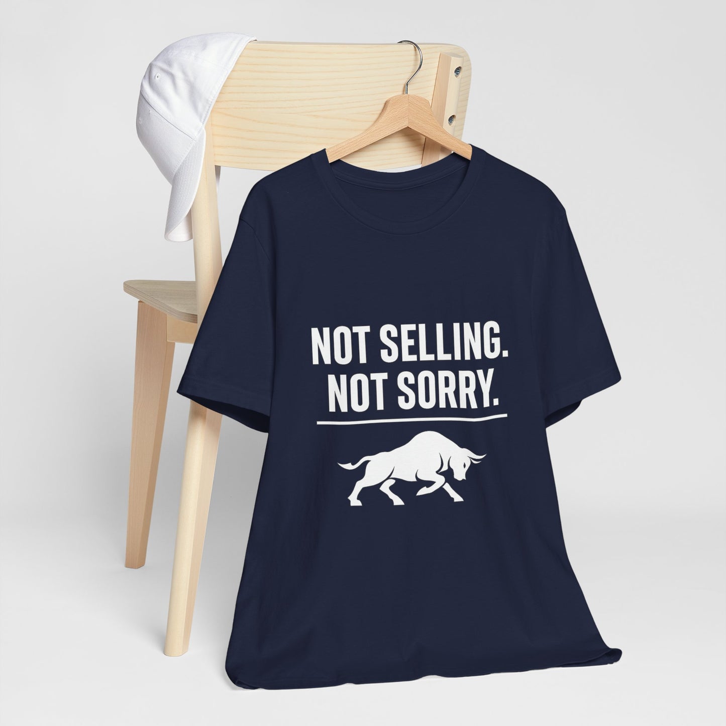 Premium Crypto Investor Shirt - Not Selling, Not Sorry Bull Market Tee by TheBullThread
