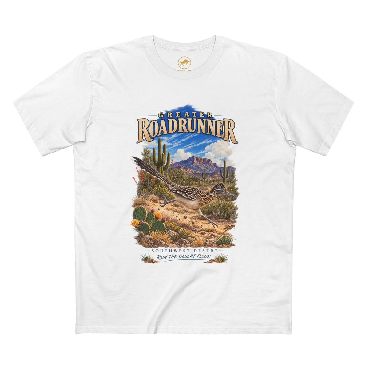 Greater Roadrunner Shirt, Southwest Desert Bird Tee, Arizona New Mexico Wildlife T-Shirt, Birdwatching Gift, Roadrunner Bird Shirt.