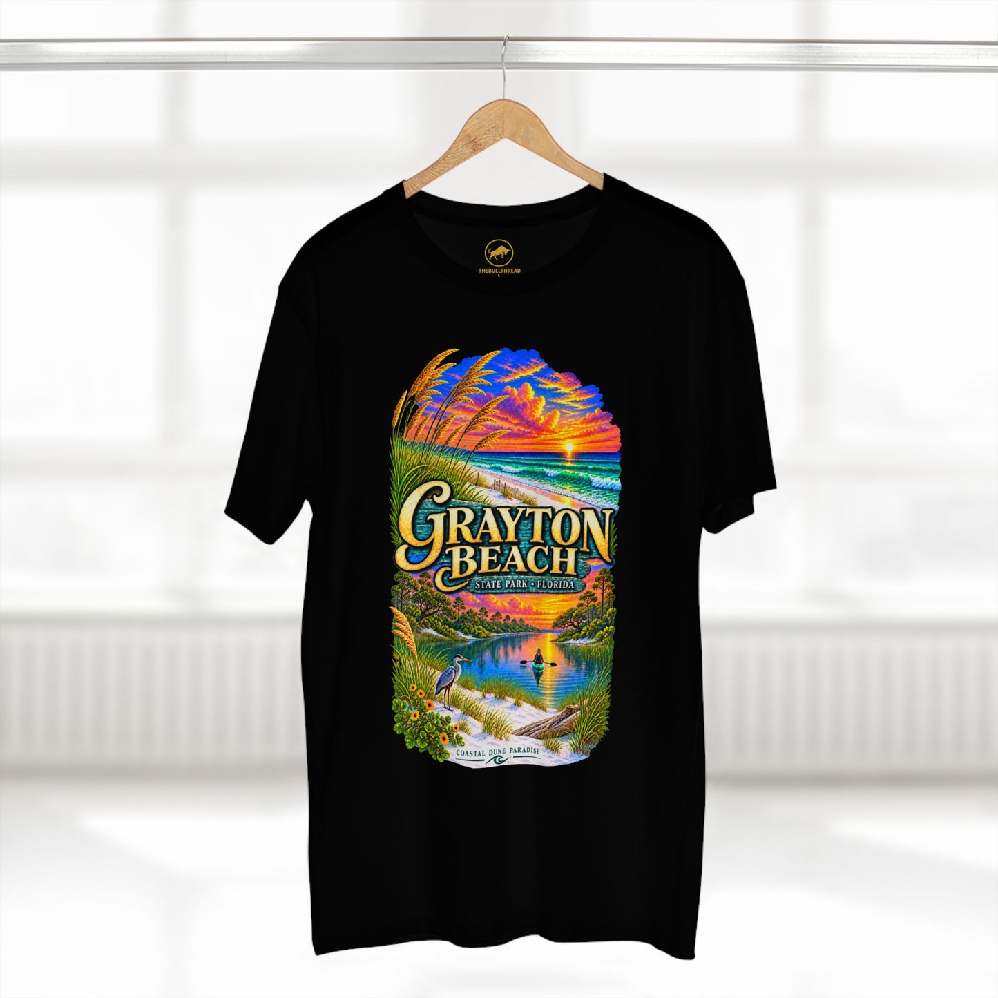 Grayton Beach State Park Shirt, Retro Florida Coastal Graphic Tee, Emerald Coast Vacation Souvenir