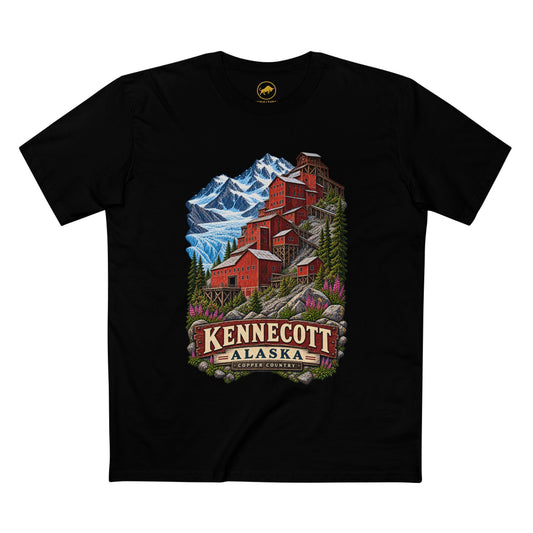 Kennecott Mines Shirt, Alaska Copper Mill and Glacier Tee, Historic Mining Travel Gift.