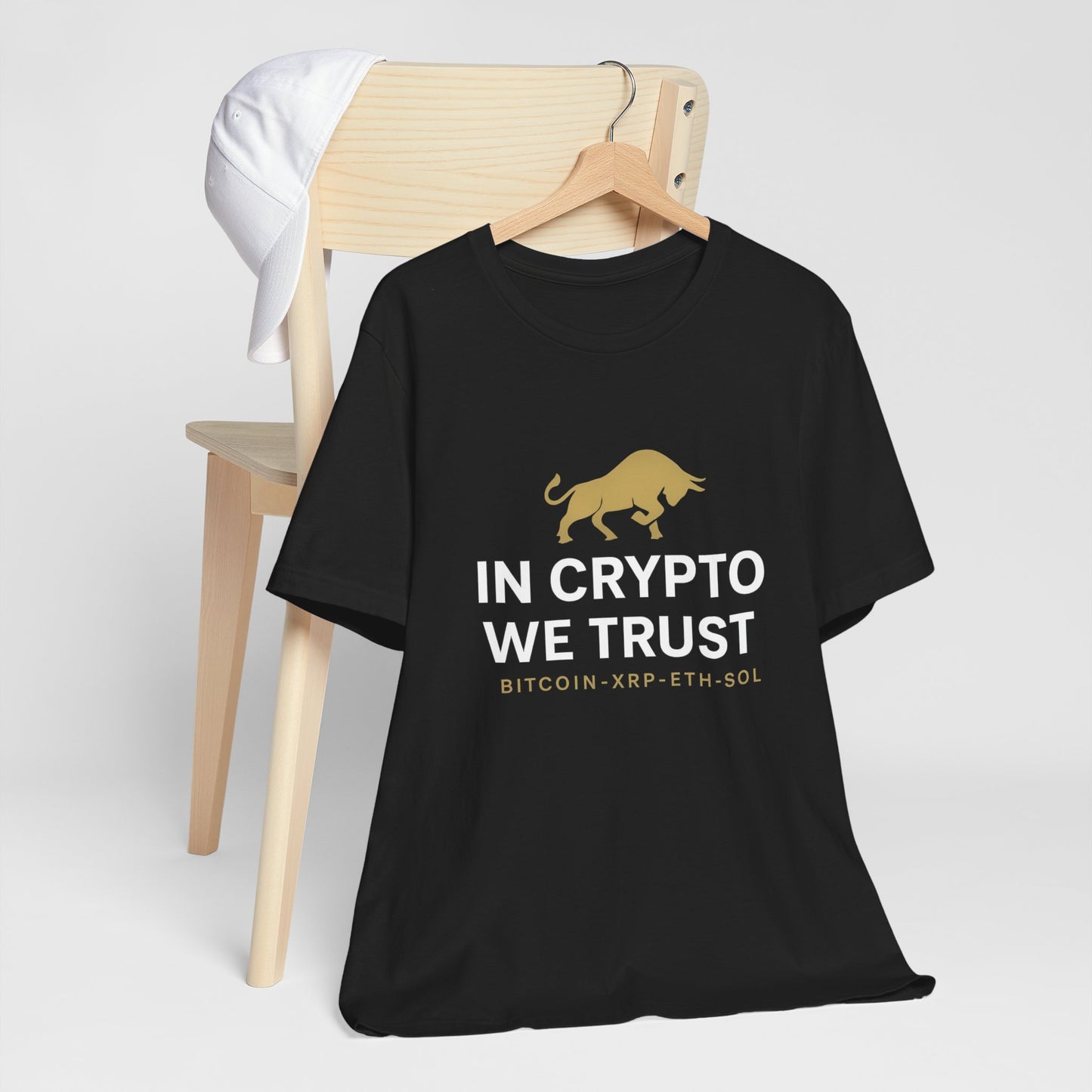 Premium Crypto Investor Shirt – In Crypto We Trust Bull Design by TheBullThread