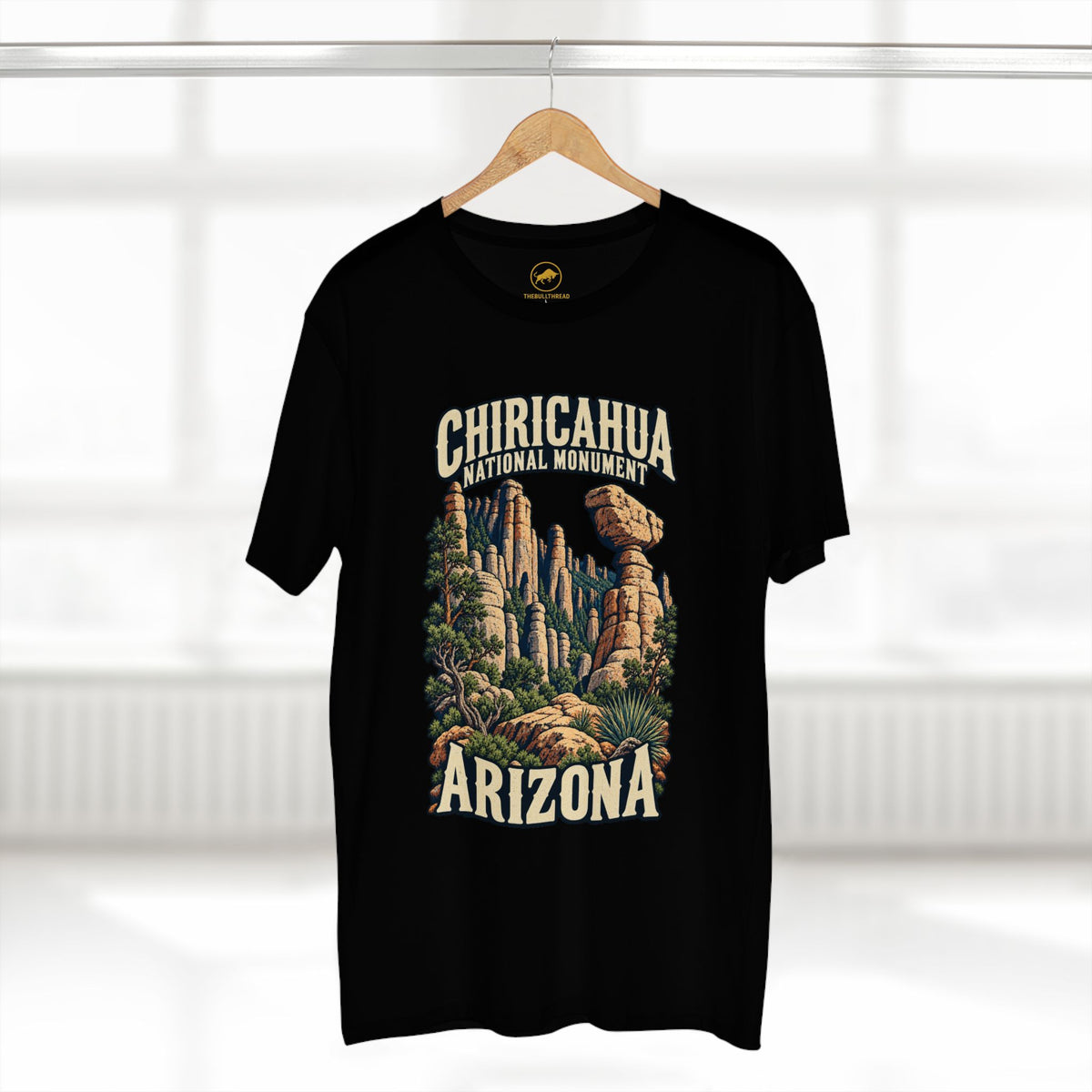 Chiricahua National Monument Shirt — Arizona Hoodoo and Balanced Rock Tee.