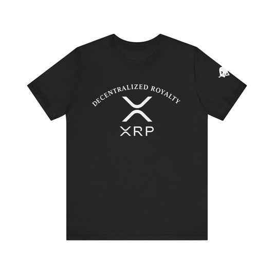Premium XRP Investor Shirt - Decentralized Royalty Bull Sleeve Design by TheBullThread