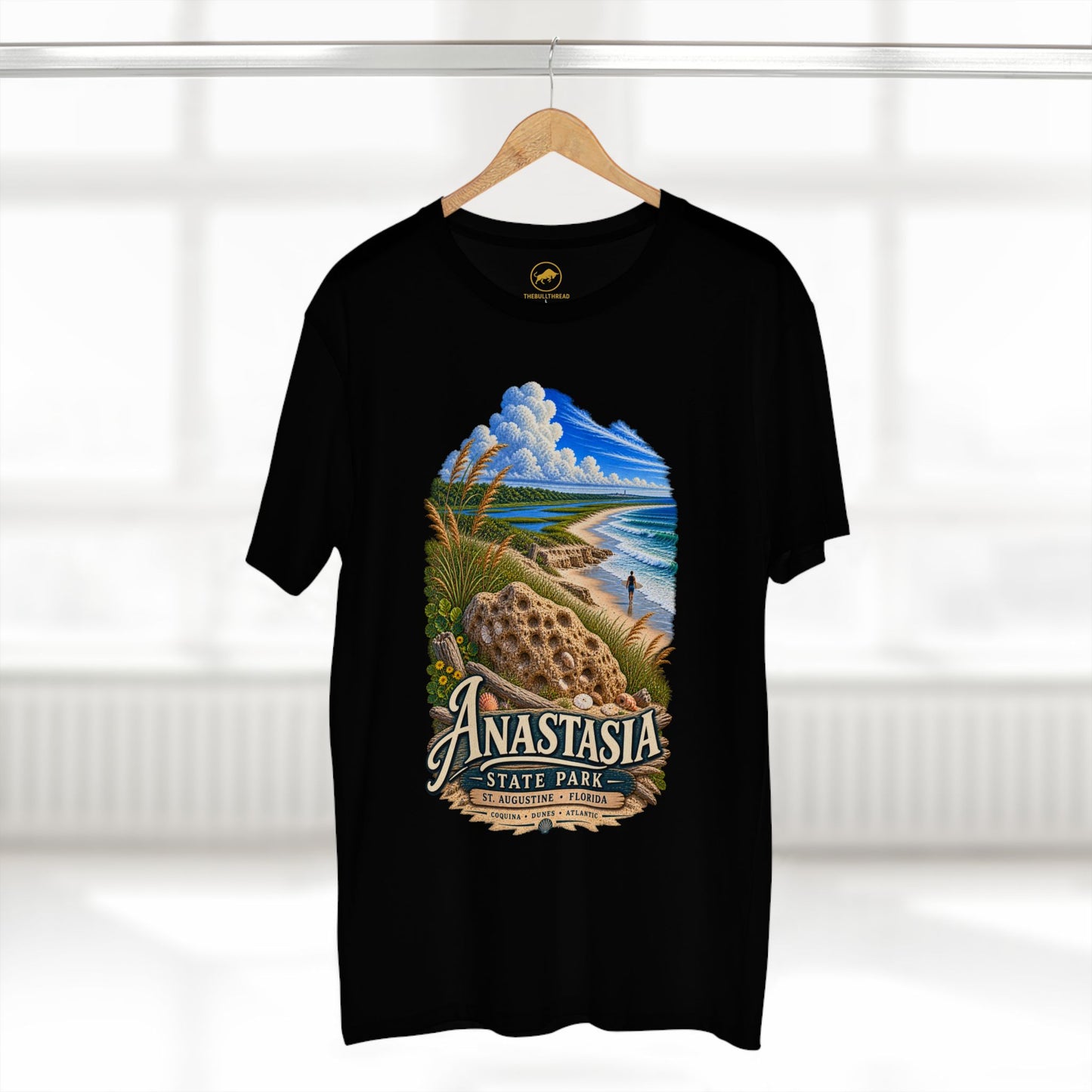 Anastasia State Park T-Shirt, St. Augustine Florida Coquina Beach Graphic Tee.
