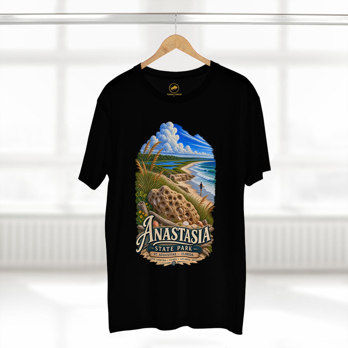 Anastasia State Park T-Shirt, St. Augustine Florida Coquina Beach Graphic Tee.