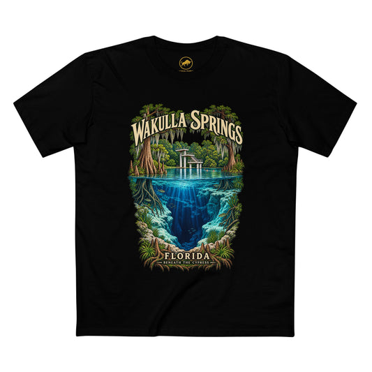 Wakulla Springs Florida T-Shirt, Vintage Cypress & Freshwater Spring Graphic Tee.