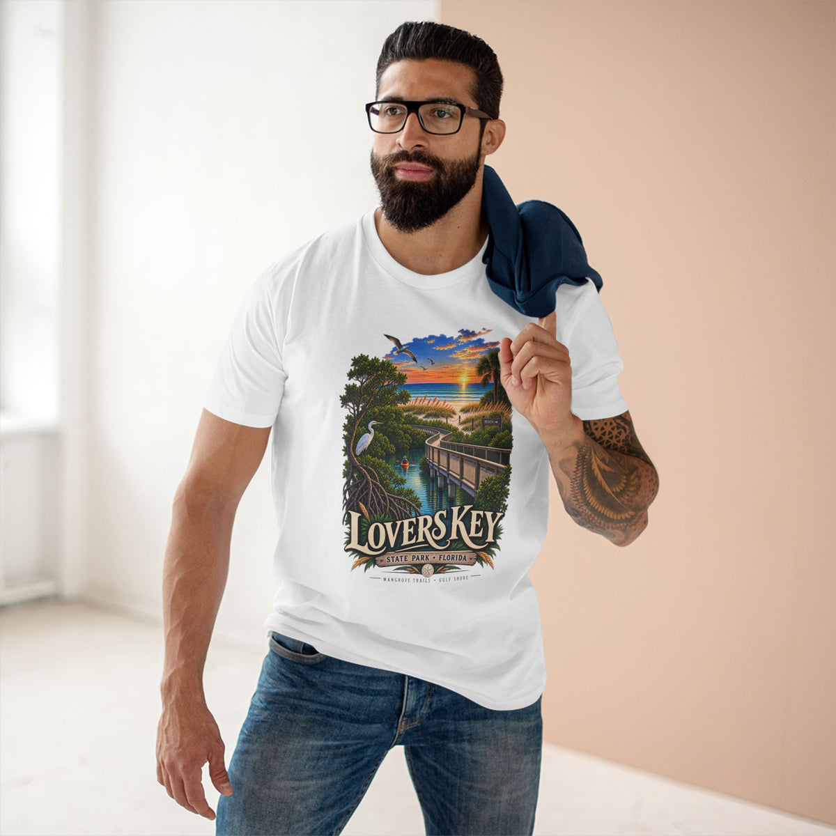 Lovers Key State Park Shirt, Florida Gulf Coast T-Shirt, Bonita Springs Beach Tee, Southwest Florida Travel Souvenir.