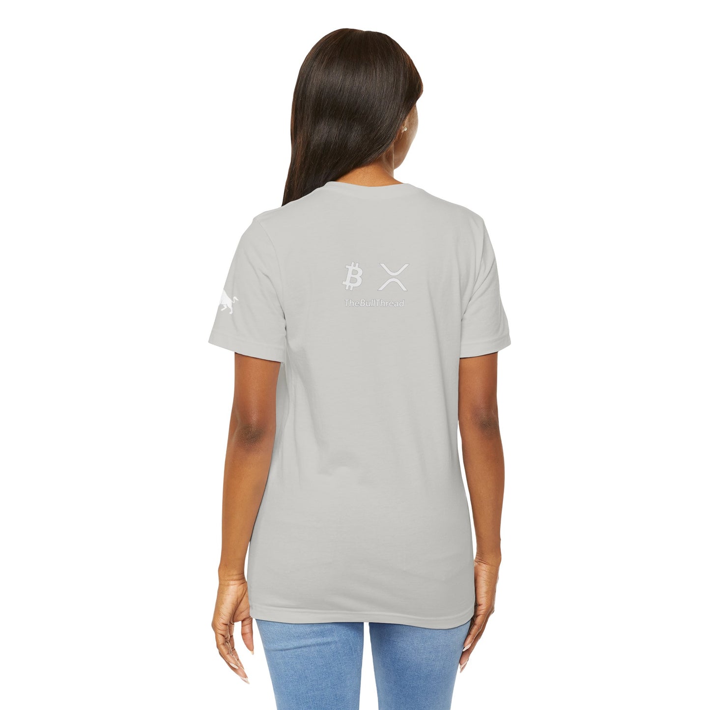 Premium Crypto Tee – HODL Stake Repeat Minimalist Streetwear by TheBullThread