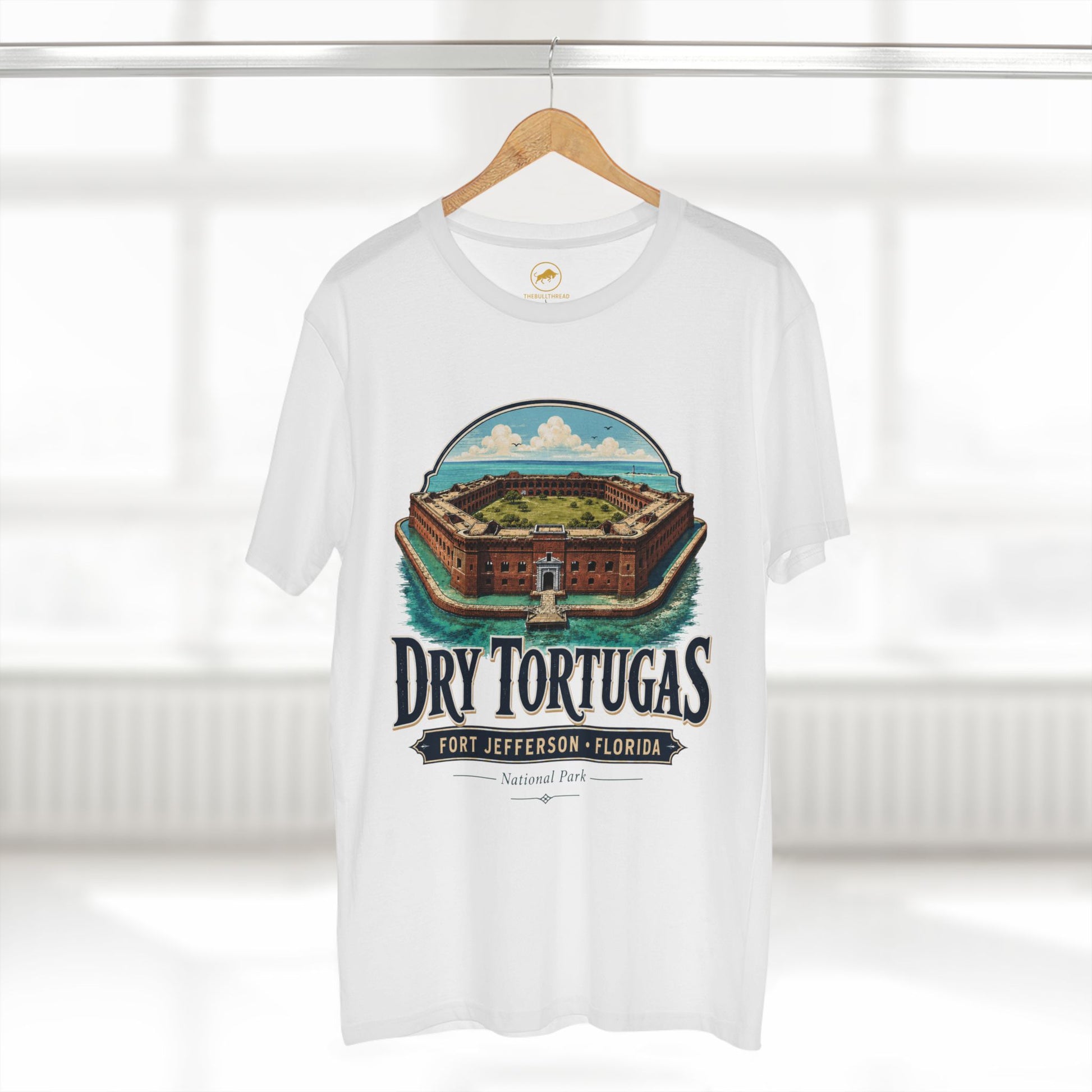 Dry Tortugas Fort Jefferson Florida Shirt, National Park Graphic Tee, Historic Florida Landmark T-Shirt, Florida Keys Travel Gift.