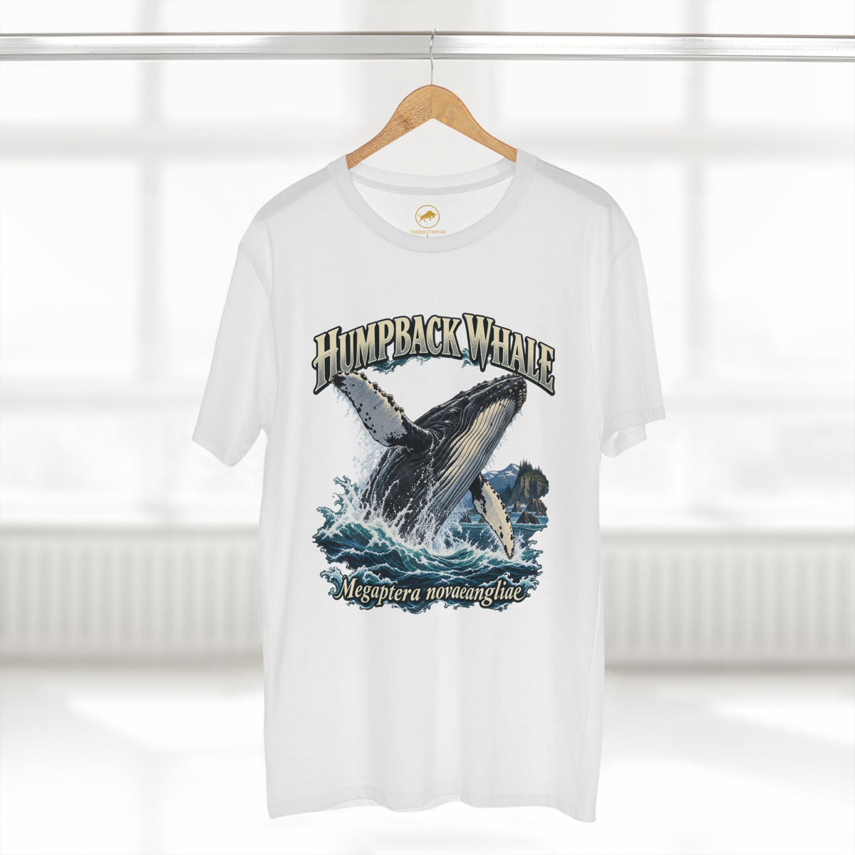 Humpback Whale Shirt, Breaching Ocean Wildlife Tee.