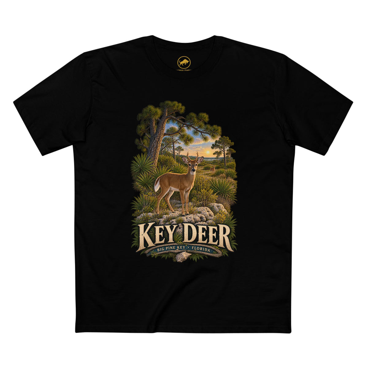 Key Deer T-Shirt, Big Pine Key Florida Wildlife Tee, Lower Keys Nature Shirt