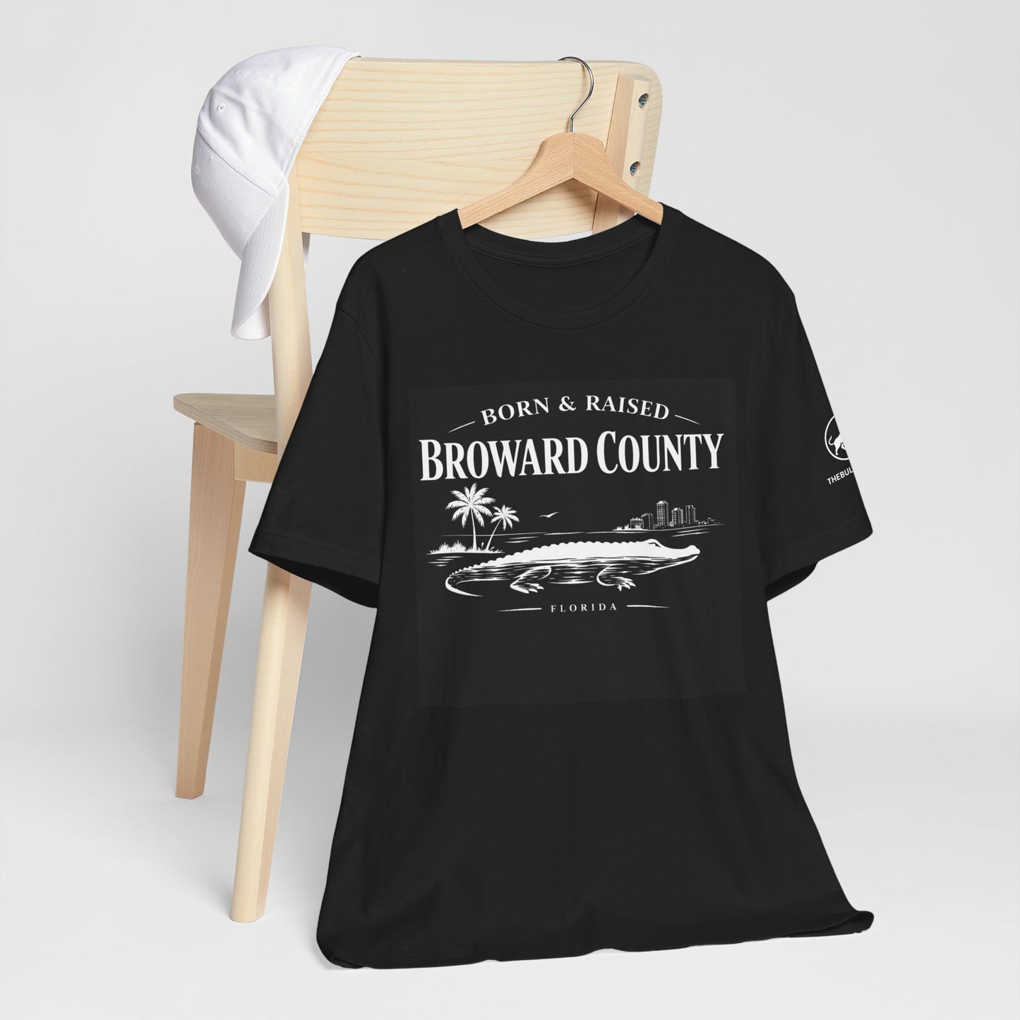 Broward County Born & Raised Shirt, South Florida Gator Tee, 954 Florida Local Shirt, Fort Lauderdale Beach, Premium Streetwear.