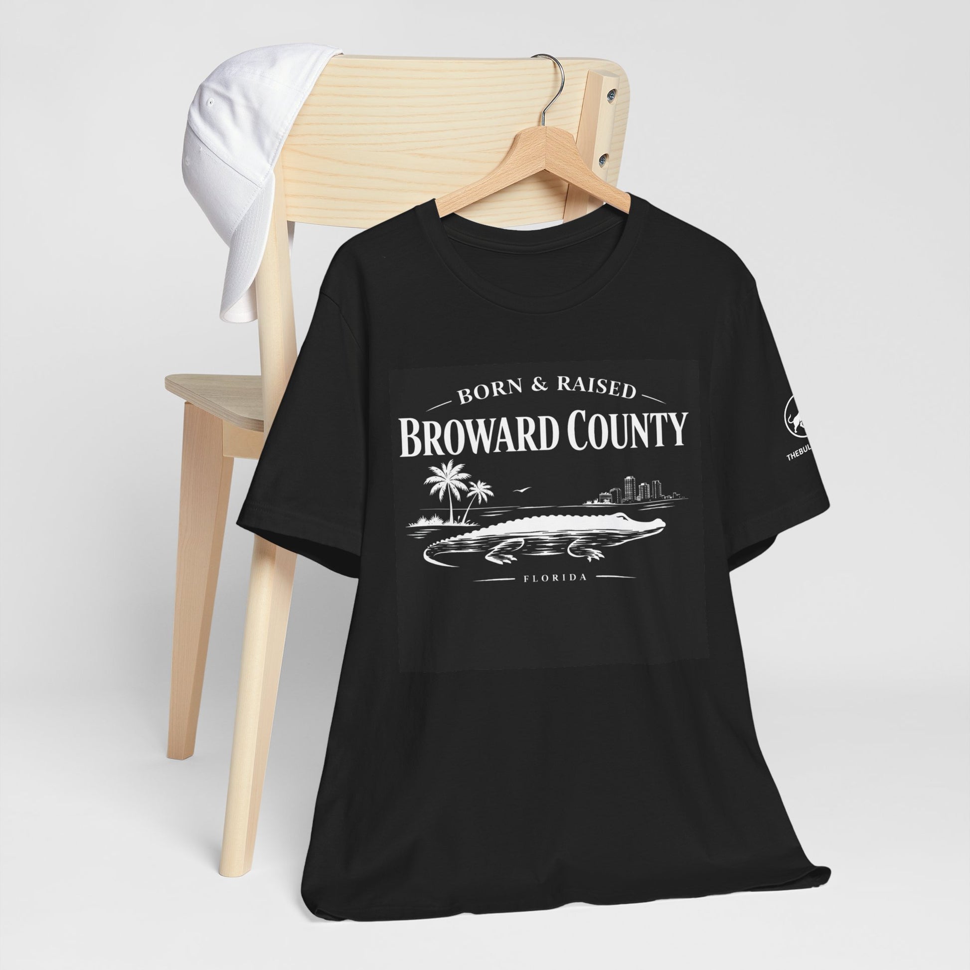 Broward County Born & Raised Shirt, South Florida Gator Tee, 954 Florida Local Shirt, Fort Lauderdale Beach, Premium Streetwear.