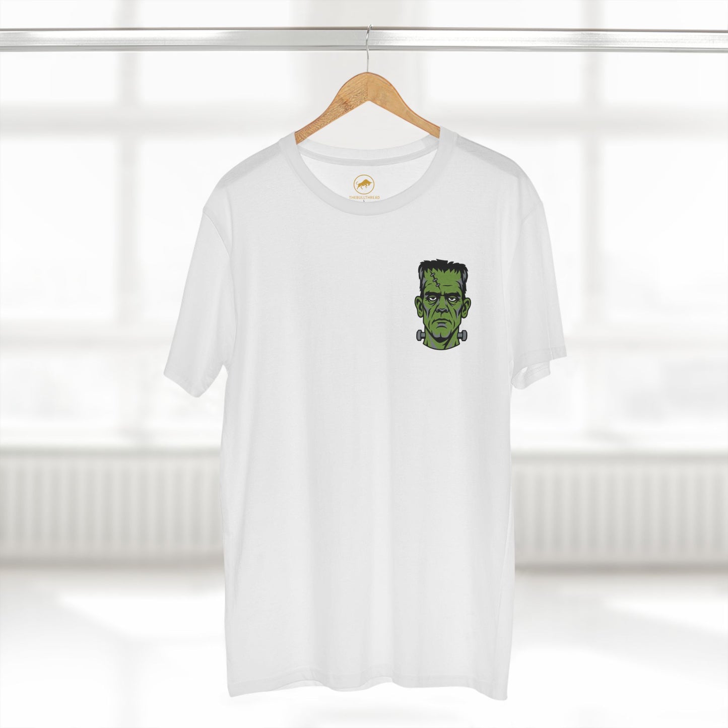 Vintage Green Monster Shirt, Classic Halloween Graphic Tee, Retro Horror T Shirt, Spooky Monster Pocket Print, Halloween Gift.