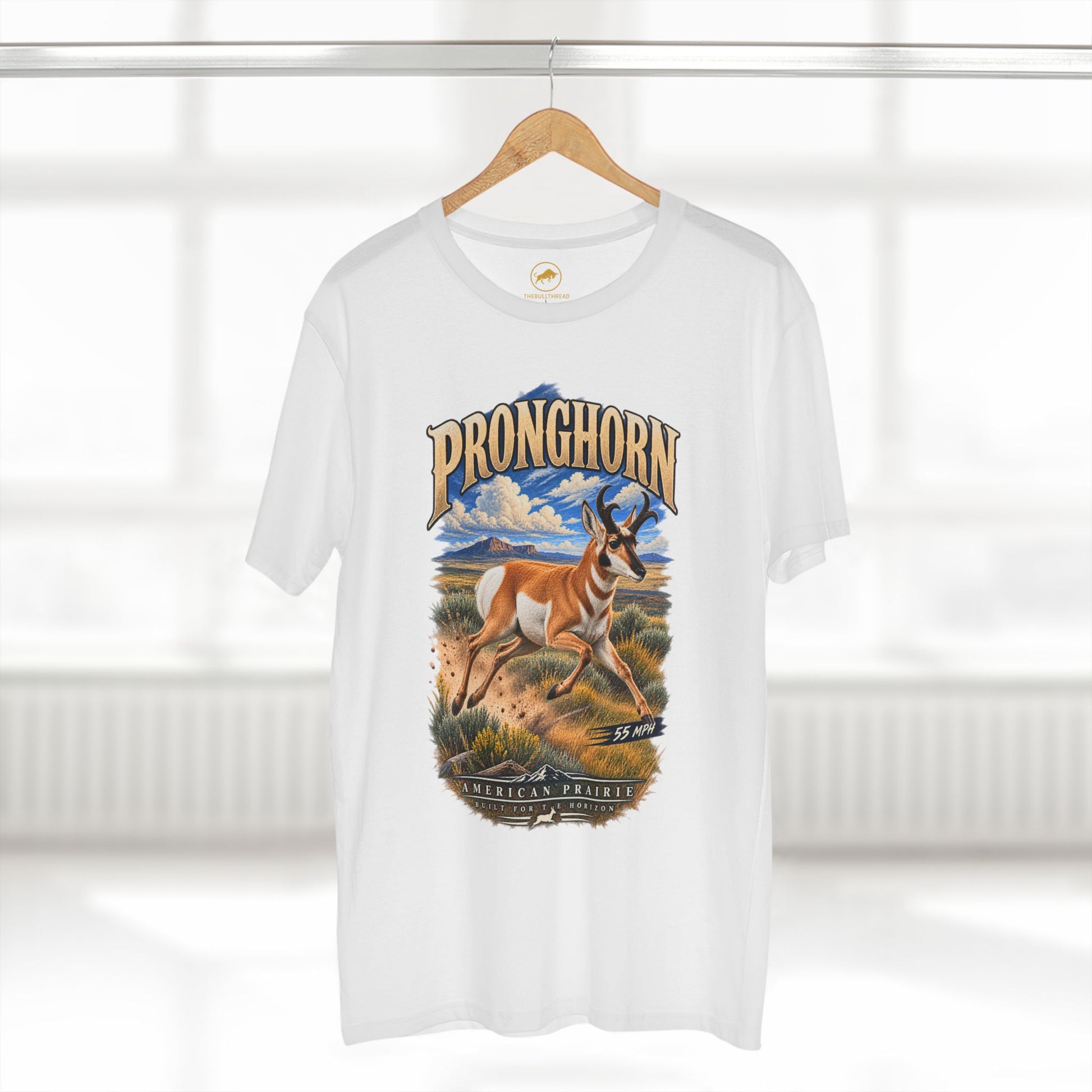 Pronghorn Shirt: American Prairie Western Wildlife Tee.