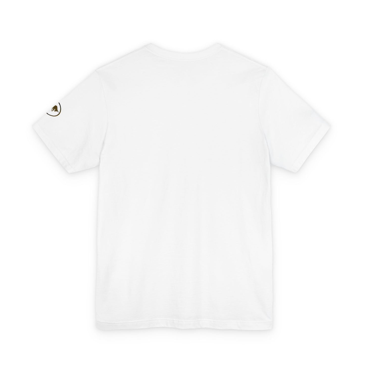 Classic Embroidered Tee - Premium Gold Bull Ring Logo by TheBullThread