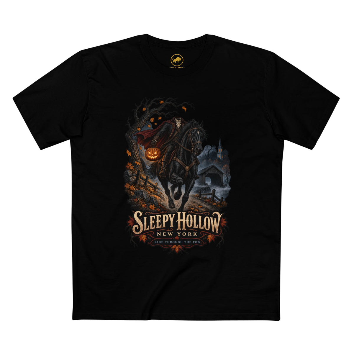 Sleepy Hollow Shirt, Headless Horseman Halloween Tee, New York Folklore and Gothic Gift.