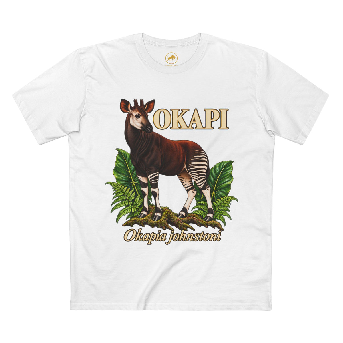 Okapi Shirt, Congo Rainforest Wildlife Tee.