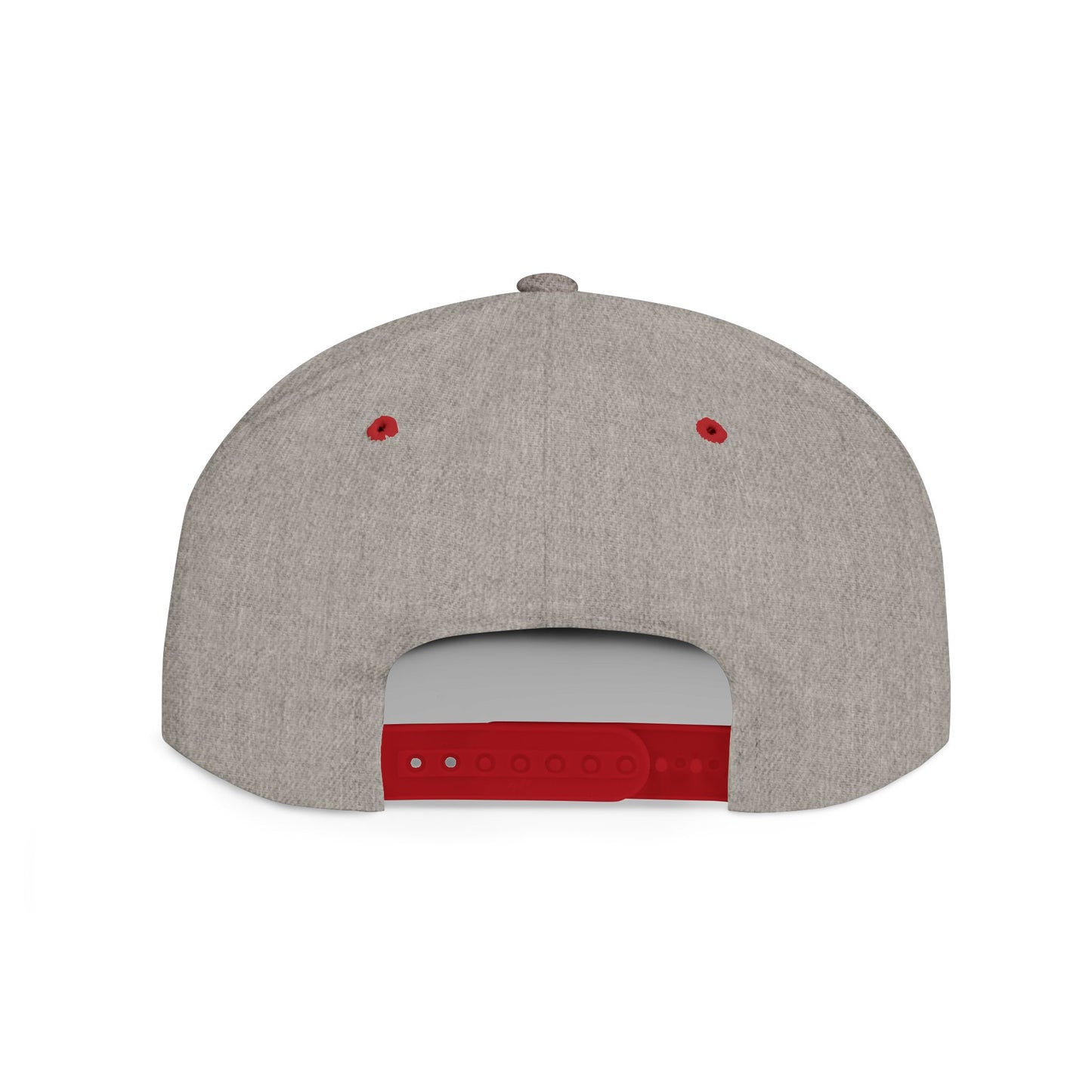 Premium Embroidered Snapback Hat - 6089M Flat-Bill Crypto Cap by TheBullThread