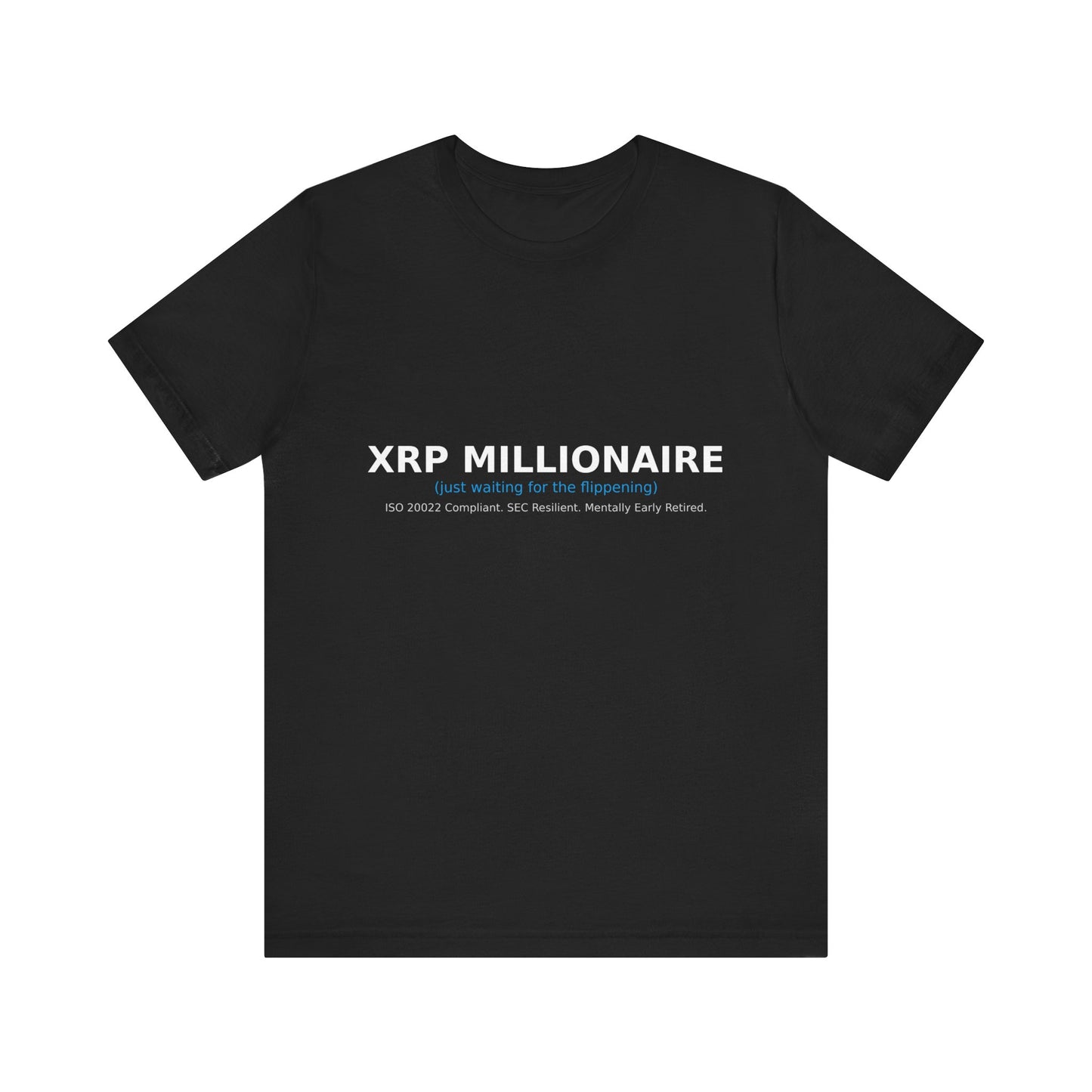 Unisex Crypto Investor Tee - XRP Millionaire Bull Market Design by TheBullThread