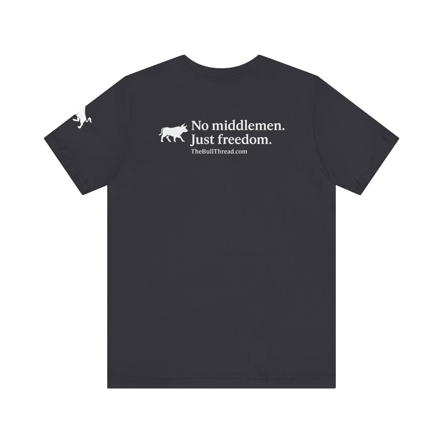 Premium XRP Investor Shirt - Decentralized Royalty Bull Sleeve Design by TheBullThread